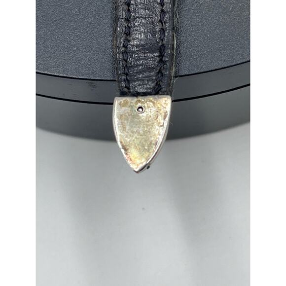 Arenix Mexico Cowhide Band Japan Movement White Face Silver Tone Detail - Picture 5 of 10